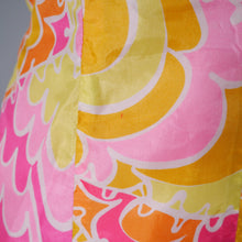 Load image into Gallery viewer, 60s GABAR COLOURFUL PSYCHEDELIC PRINT SUMMER ROMPER / PLAYSUIT - M