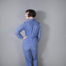 Load image into Gallery viewer, 90s BLUE DENIM WORKWEAR STYLE OVERALL / JUMPSUIT - S