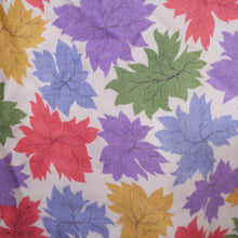 Load image into Gallery viewer, 40s COLOURFUL AUTUMNAL LEAF PRINT SOFT RAYON SKIRT - 25&quot;