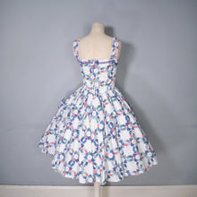 Load image into Gallery viewer, 80s DOES 50s CHIPIE WESTERN WEAR RICRAC PATCHWORK FULL SKIRTED SUN DRESS - XS-S