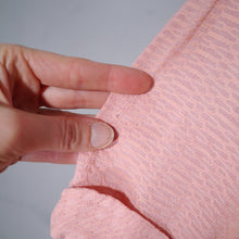Load image into Gallery viewer, 40s SOFT BALLET PINK TEA DRESS WITH SCALLOP AND BUTTON DETAIL - L / volup