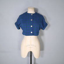 Load image into Gallery viewer, 60s CROPPED SOFT WOOL &quot;HOLYROOD&quot; BOLERO SHIRT / JACKET - XS-S