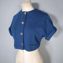 Load image into Gallery viewer, 60s CROPPED SOFT WOOL &quot;HOLYROOD&quot; BOLERO SHIRT / JACKET - XS-S