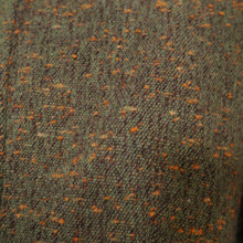 Load image into Gallery viewer, 50s FLECKED BROWN ORANGE WOOL CROPPED BOLERO JACKET - S