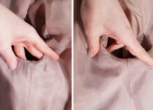 Load image into Gallery viewer, 60s does 40s HANDMADE PURPLE SWING JACKET WITH BIG COLLAR - S-M