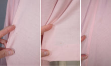 Load image into Gallery viewer, 50s PASTEL PINK COTTON HALTER FULL CIRCL DRESS WITH WATERMELON APPLIQUES - S