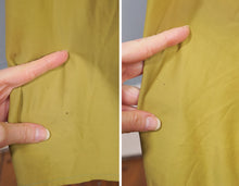 Load image into Gallery viewer, 40s SLINKY LIGHT GREEN RAYON JERSEY MAXI DRESS WITH GOLD STUDS - XS-S