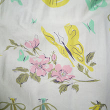 Load image into Gallery viewer, 50s PASTEL NOVELTY SKIRT WITH BUTTERFLIES, MANDOLINS AND FRUIT BASKETS - 24&quot;