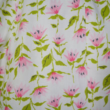 Load image into Gallery viewer, 50s CALIFORNIA COTTONS PINK FLORAL SUMMER DRESS WITH POCKETS - S